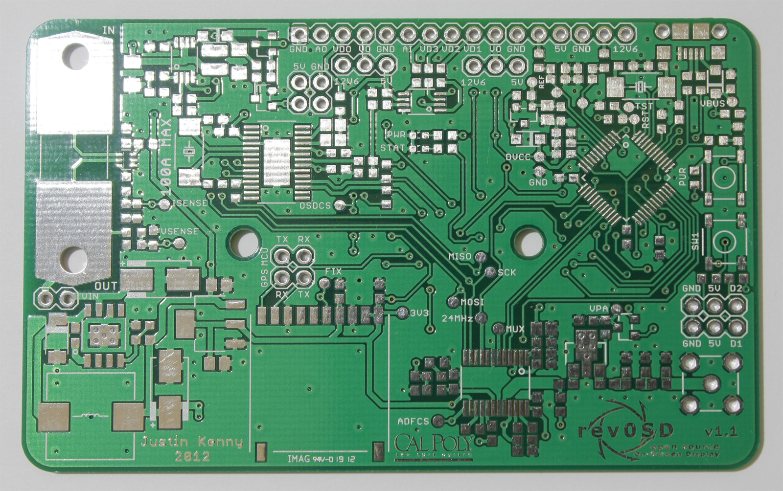 Top of the rev0SD PCB